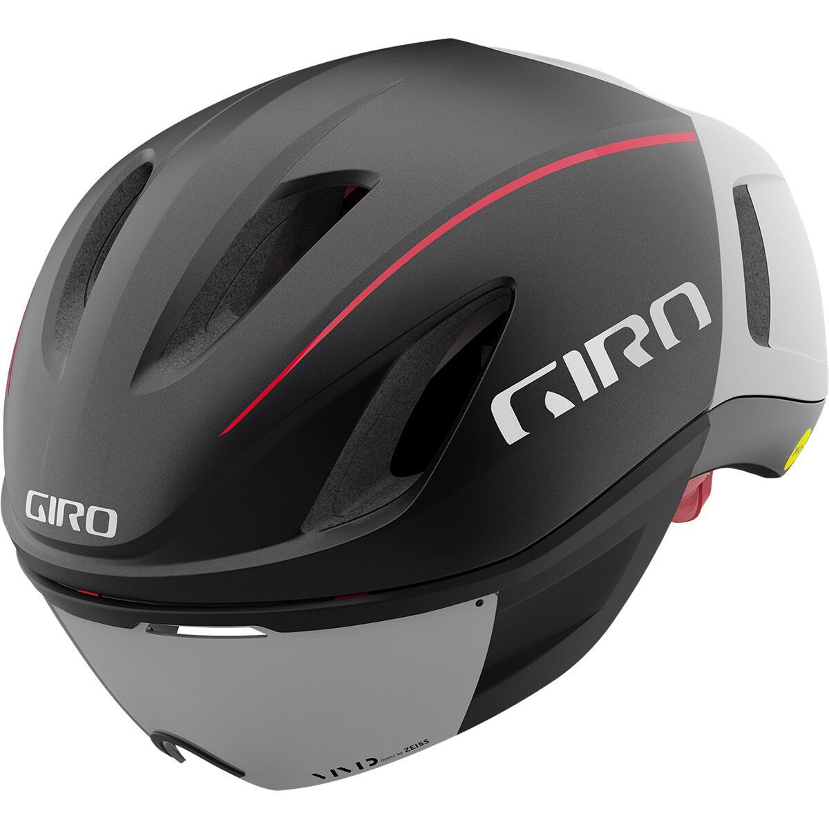 Giro Vanquish Mips Helmet Matte Black/White/Bright Red, S
