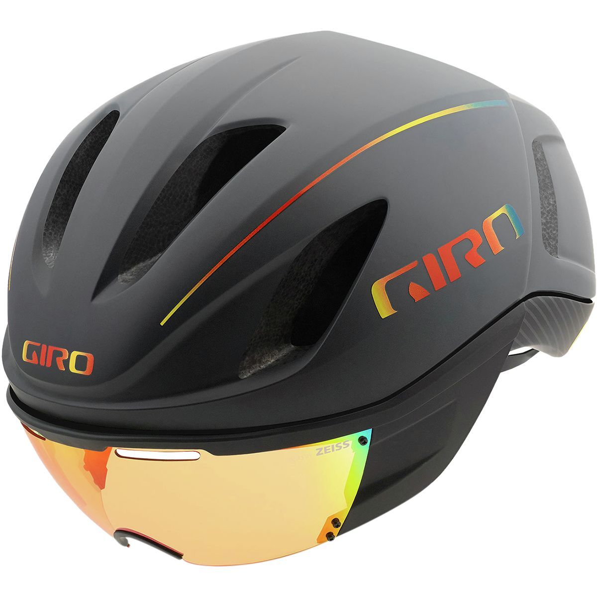 Giro Vanquish Mips Helmet Matte Grey Firechrome, M