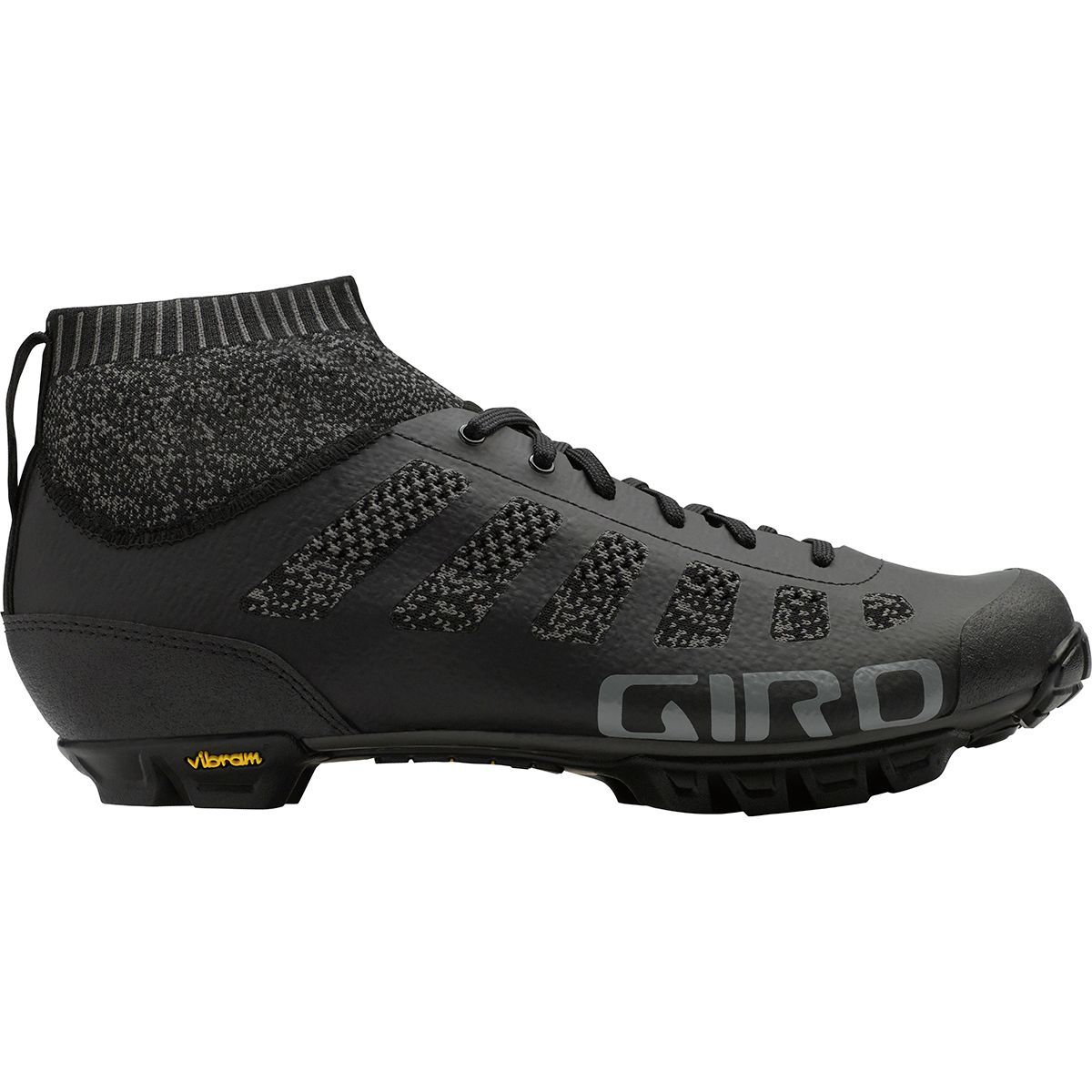 Giro Empire VR70 Knit Cycling Shoe - Men's Black/Charcoal, 50.0