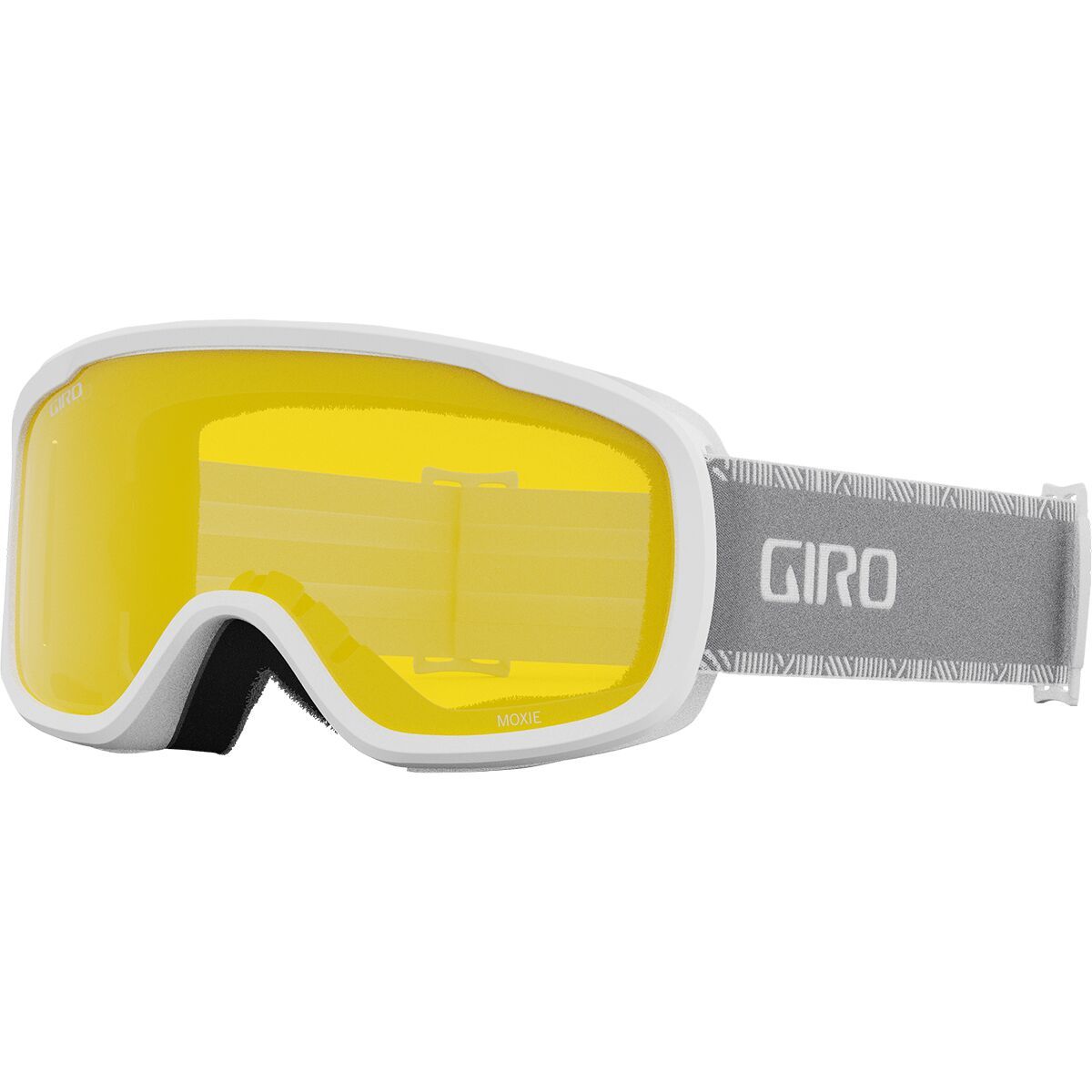 Image of Giro Moxie Goggles White/Grey Chute/Grey Cobalt/Yellow, One Size