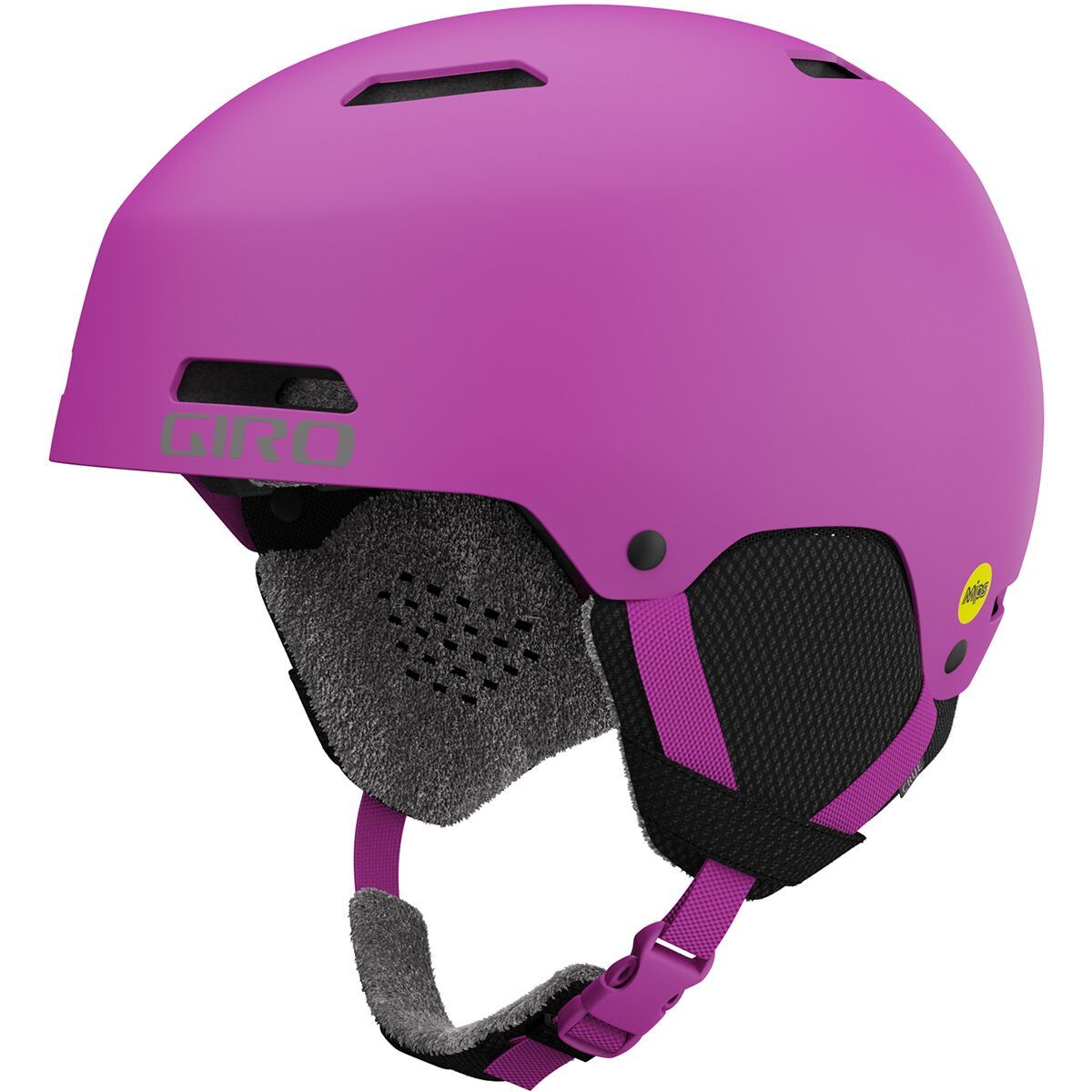 Giro Crue Mips Helmet - Kids' Matte Berry, S