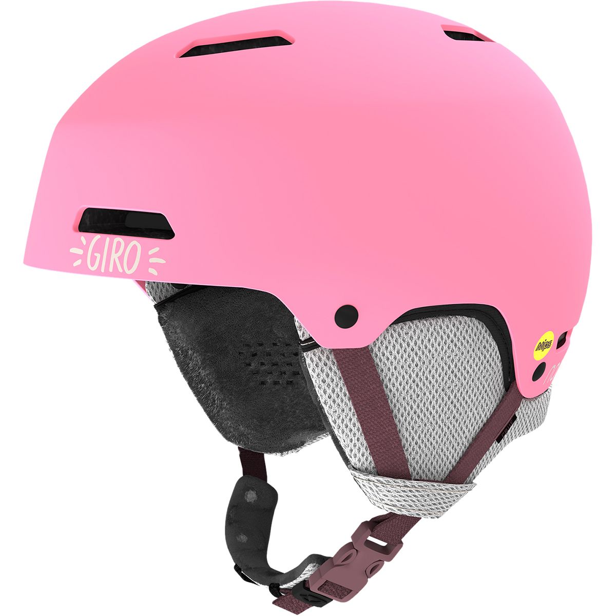Giro Crue Mips Helmet - Kids' Matte Pink Namuk