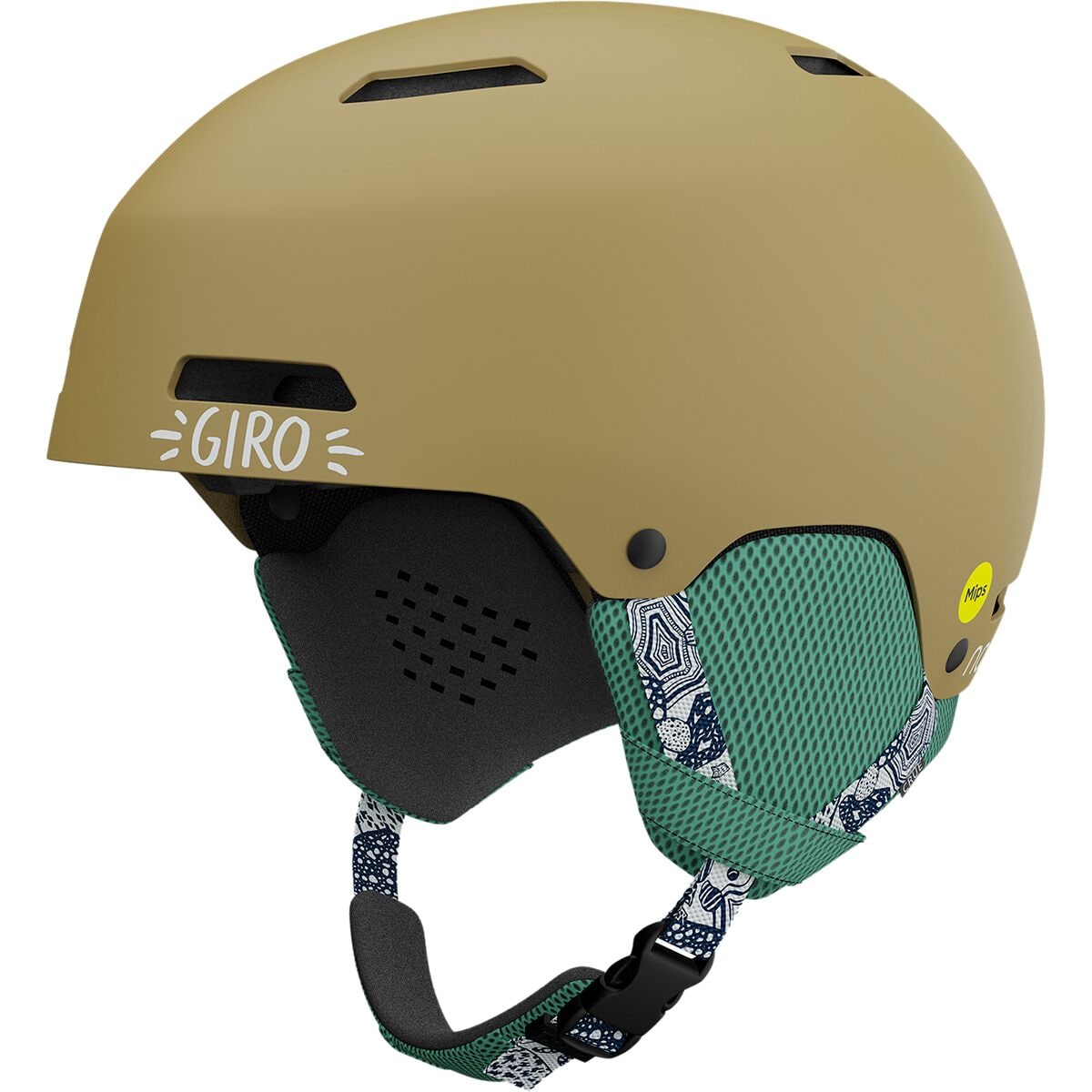 Giro Crue Mips Helmet - Kids' Namuk Gold/Northern Lights