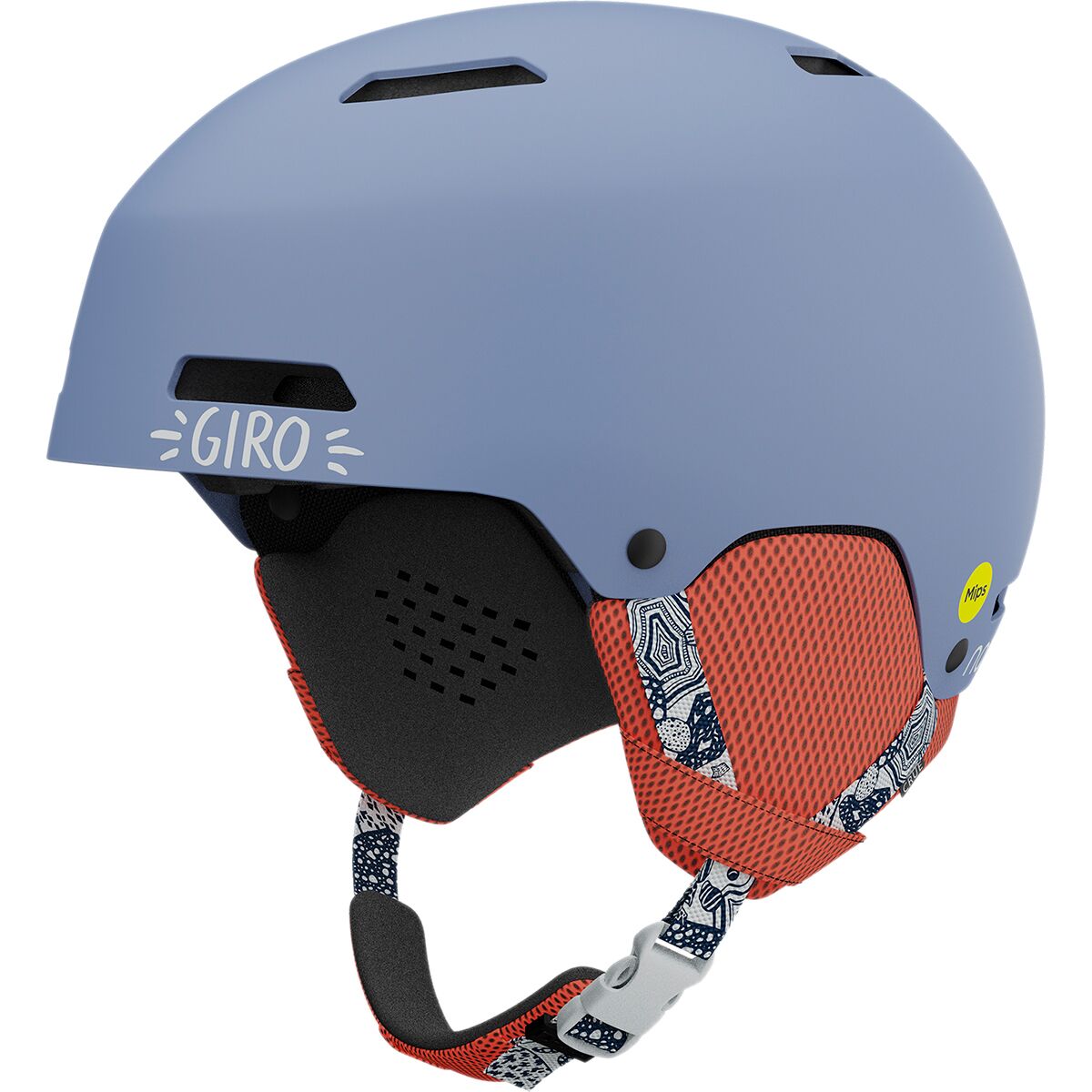 Giro Crue Mips Helmet - Kids' Namuk Purple Blue/Coral