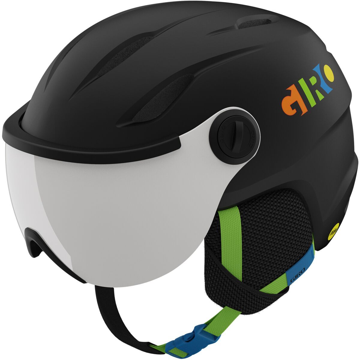 Giro Buzz Mips Helmet - Kids' Matte Black/Party Blocks, S