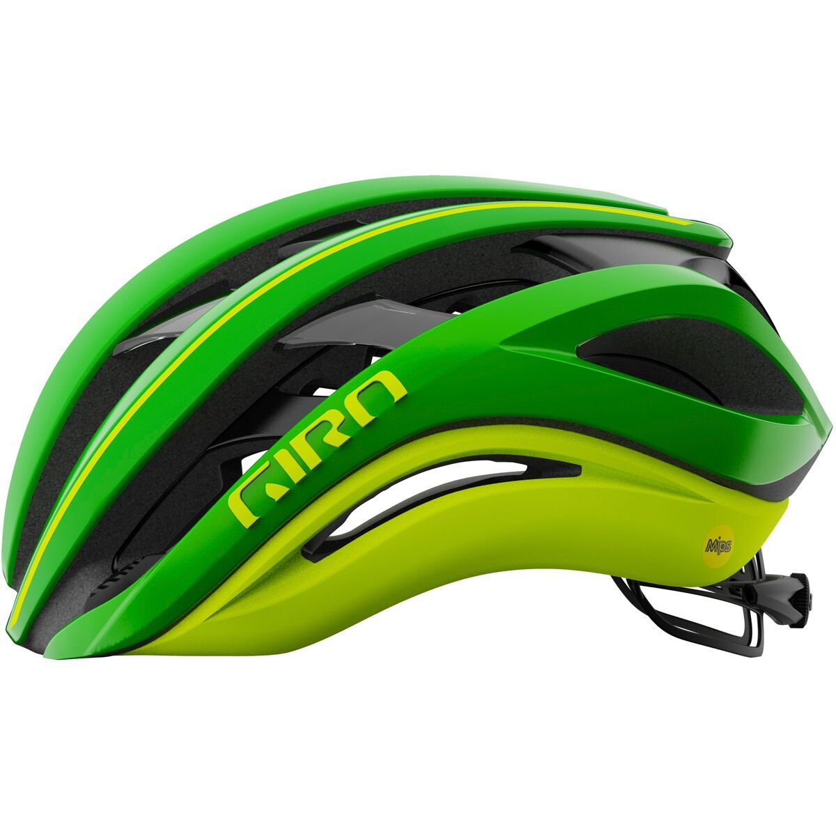 Giro Aether Spherical Helmet Ano Green/Highlight Yellow, M