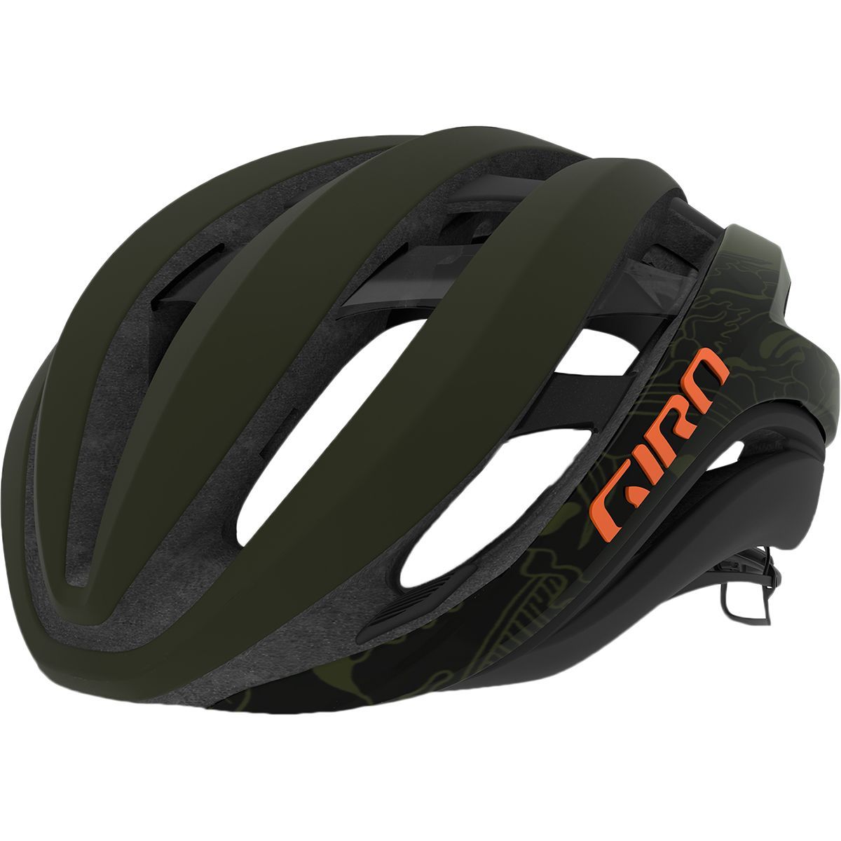 Giro Aether Spherical Helmet Olive/Citron, L