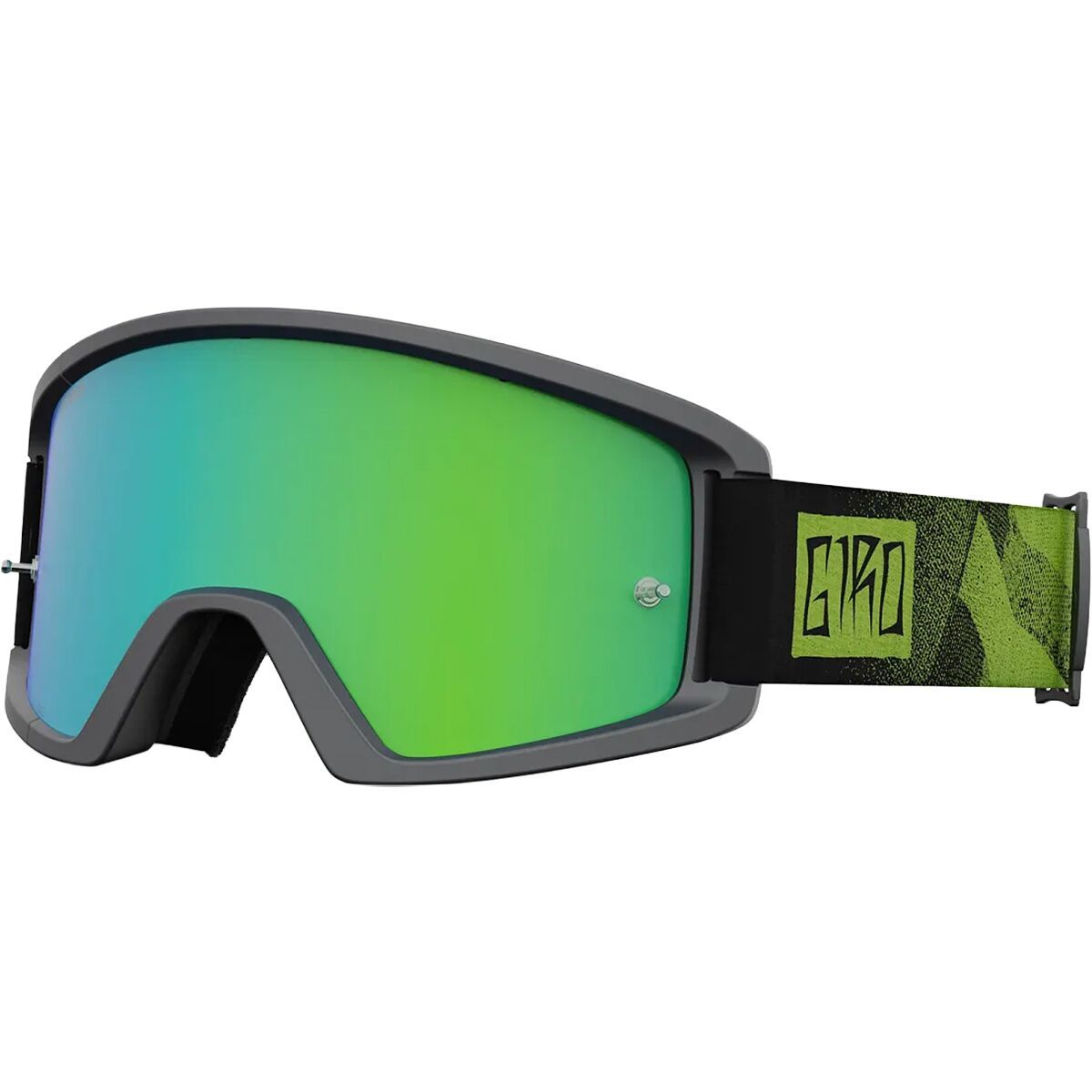 Image of Giro Tazz MTB Goggles Black/Ano Lime/Loden Green Lens, One Size