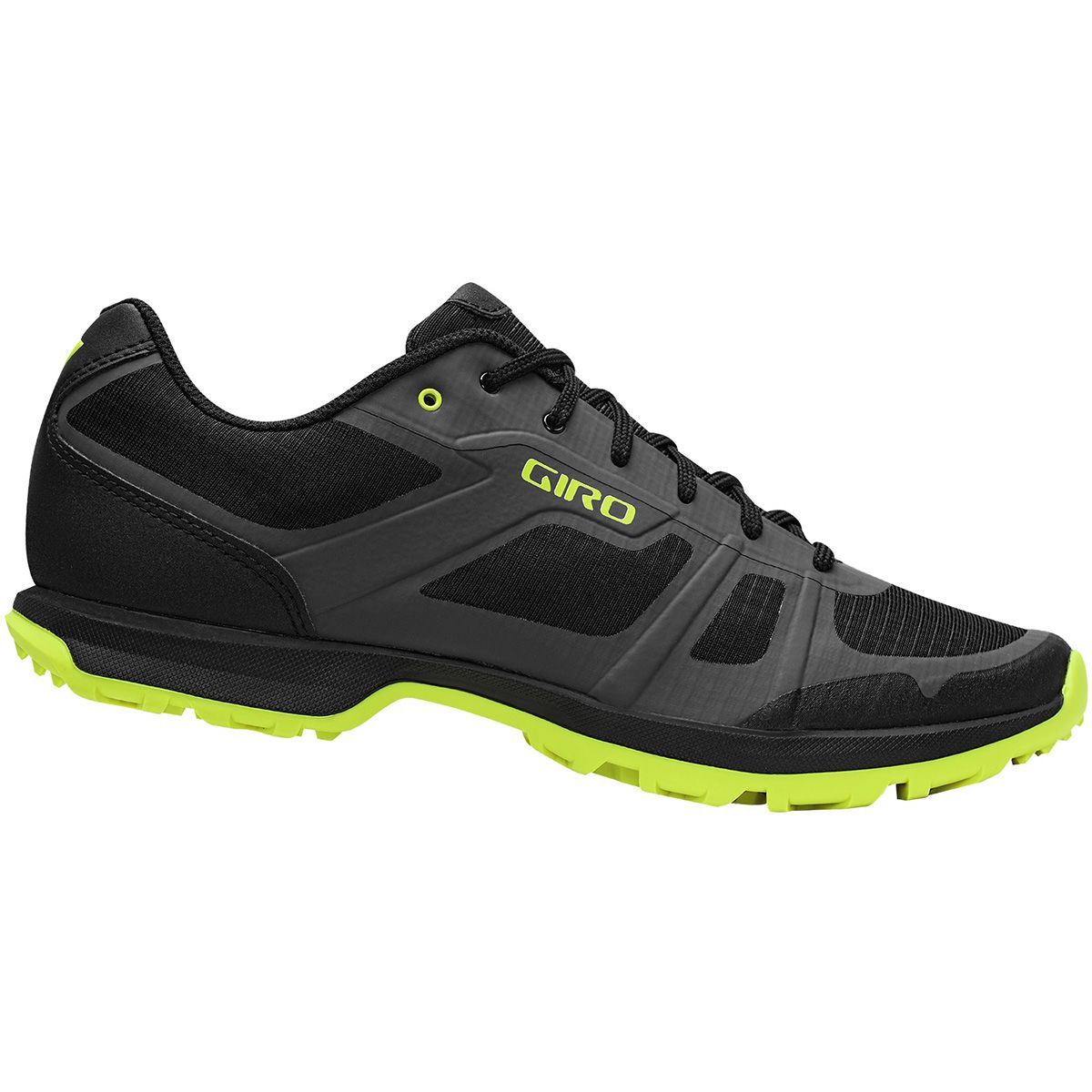 Giro Gauge Cycling Shoe - Men's Dark Shadow/Citron, 47.0