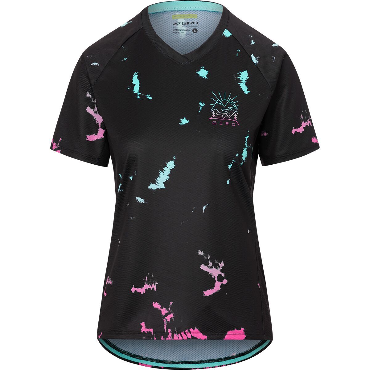 Giro Roust Short-Sleeve Jersey - Women's Black Ice Dye, L