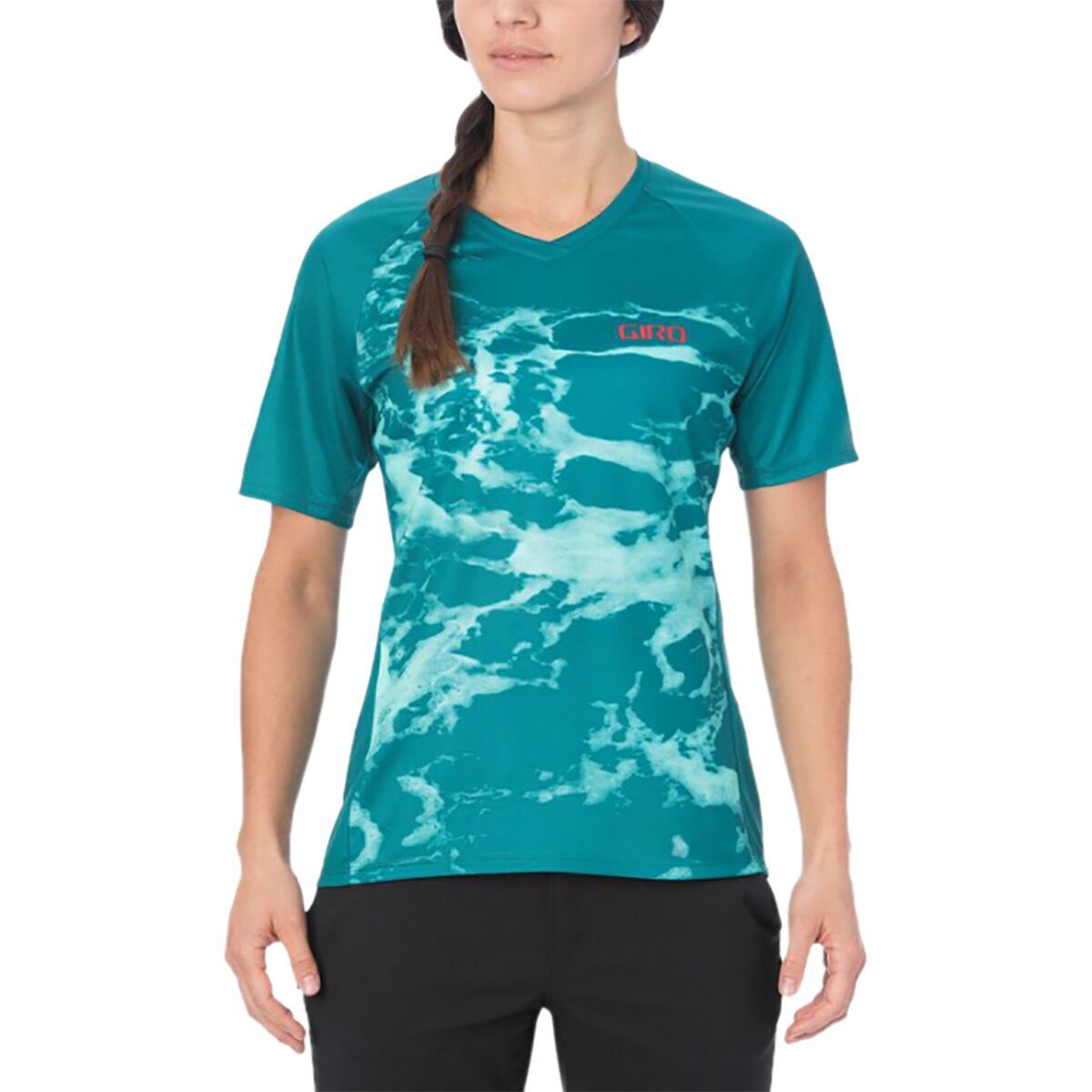 Giro Roust Short-Sleeve Jersey - Women's True Spruce Foam, M