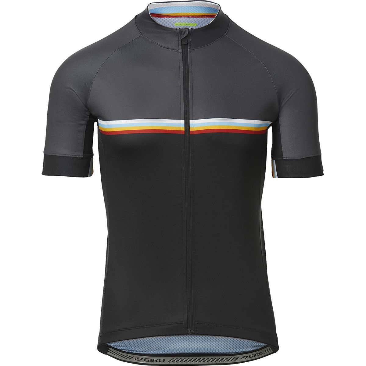 Giro Chrono Sport Short-Sleeve Jersey - Men's Black Classic Stripe, M