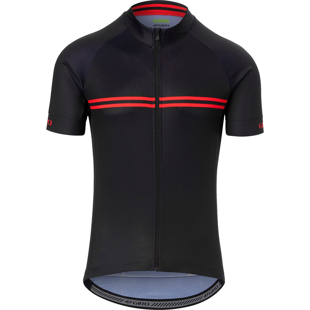 Giro Chrono Sport Short-Sleeve Jersey - Men's Black/Red Classic Stripe, L