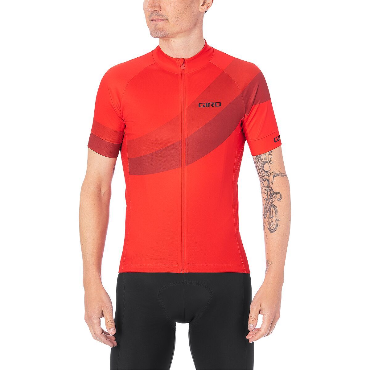 Giro Chrono Sport Short-Sleeve Jersey - Men's Bright Red Render, XXL