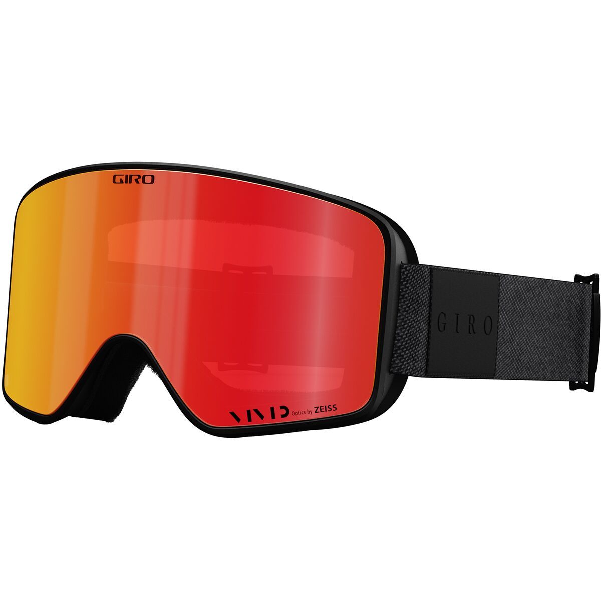 Giro Method Goggles Black Mono/Vivid Ember/Vivid Infrared, One Size