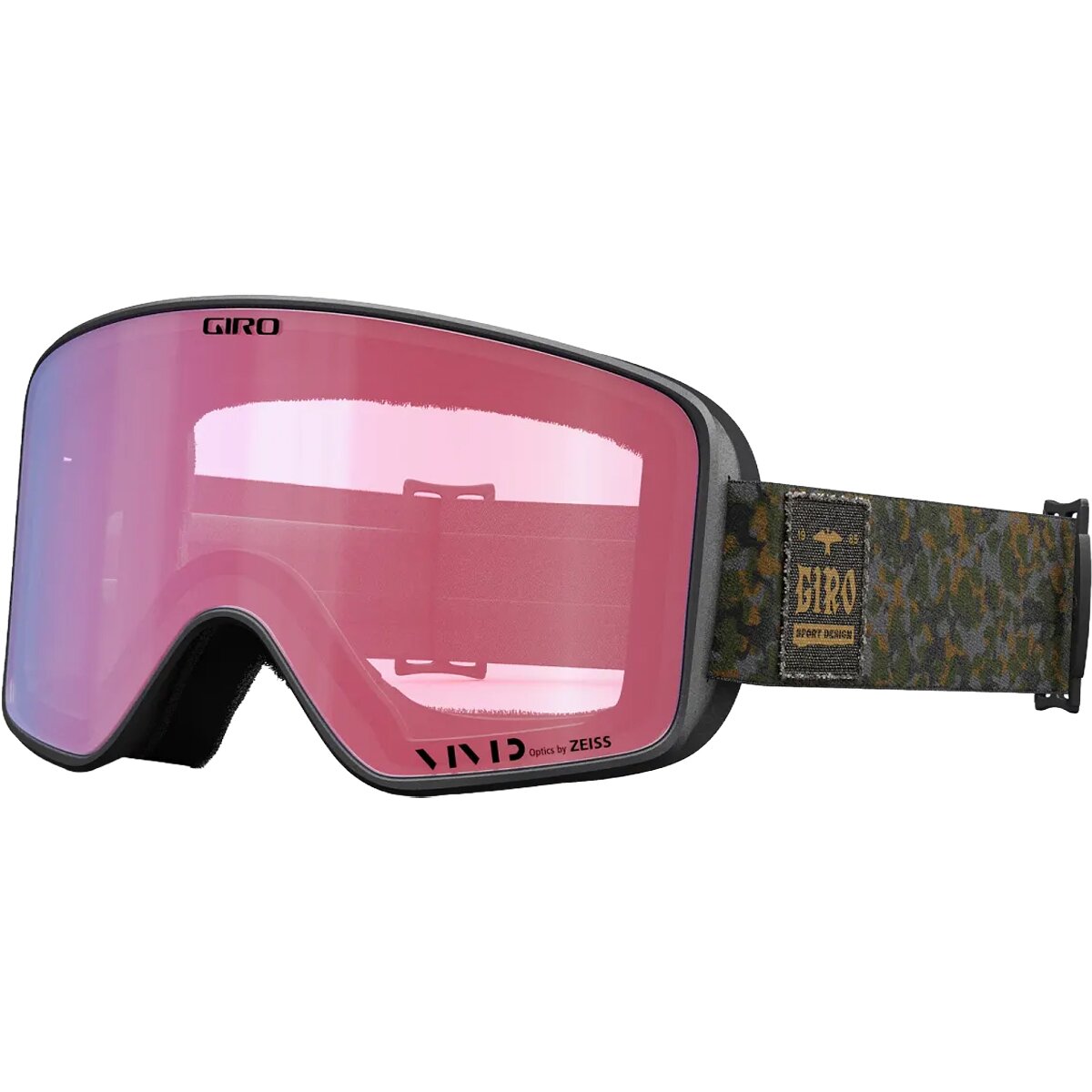 Image of Giro Method Goggles Tort Silencer Camo/Vivid Ember, One Size