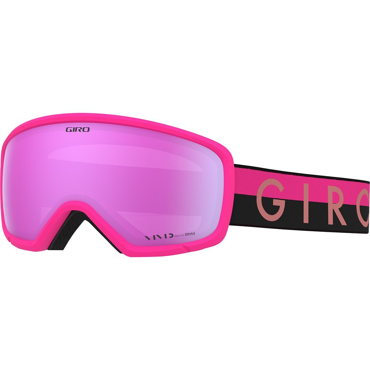 Giro Ringo Goggles Black Pink Throwback/Vivid Pink, One Size