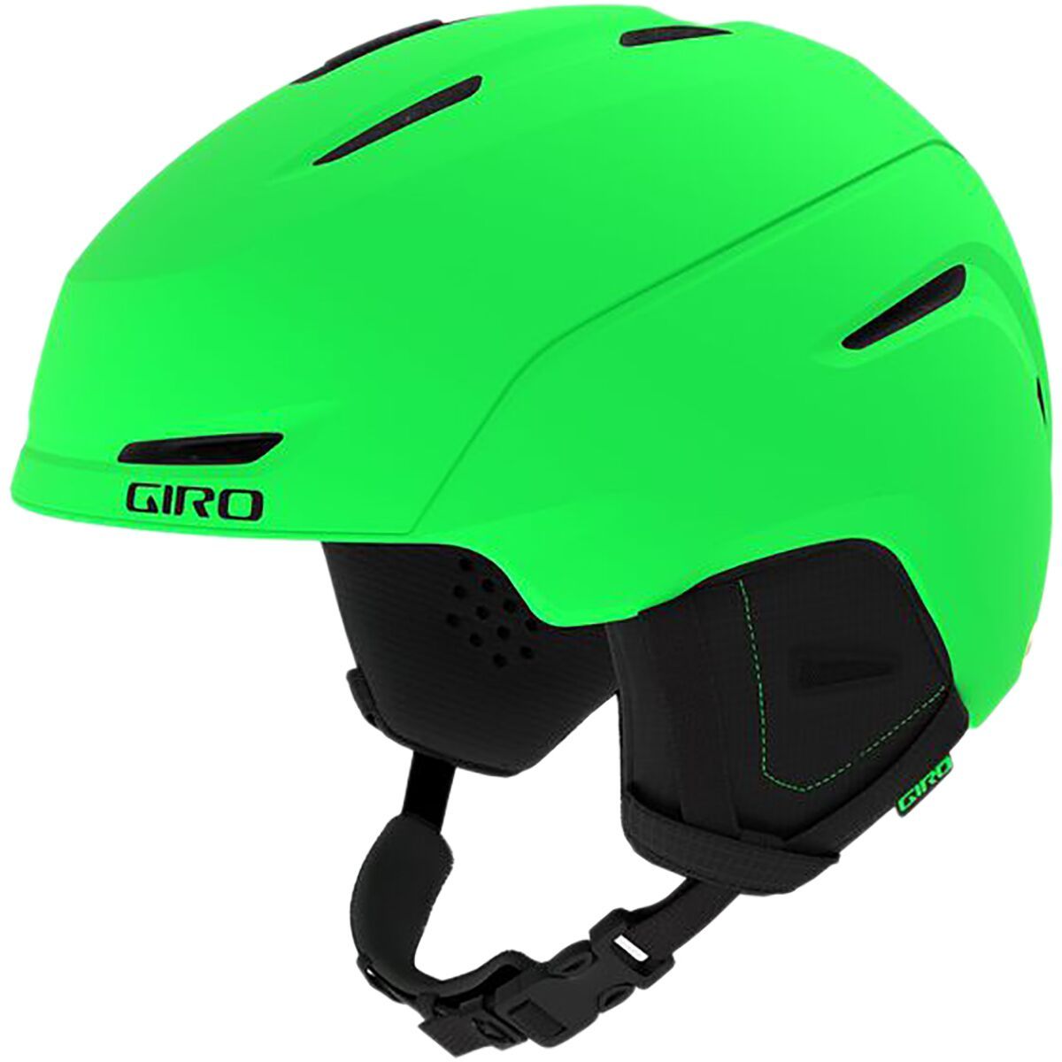 Giro Neo Jr. Mips Helmet - Kids' Matte Bright Green 3, S