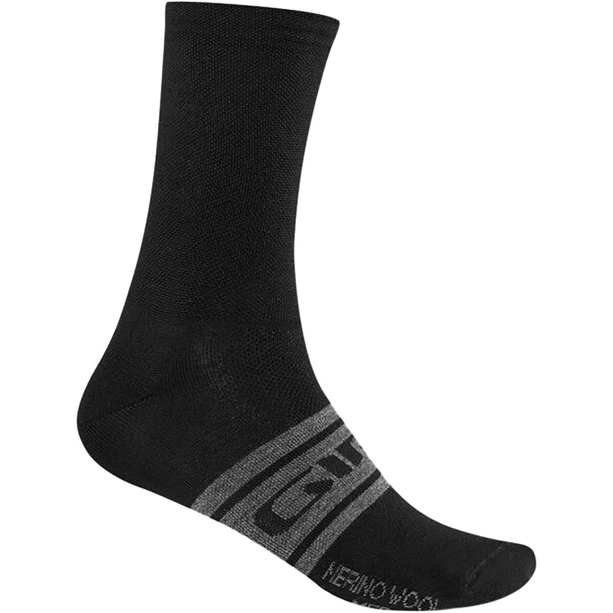 Giro Merino Seasonal Sock Black/Charcoal, M