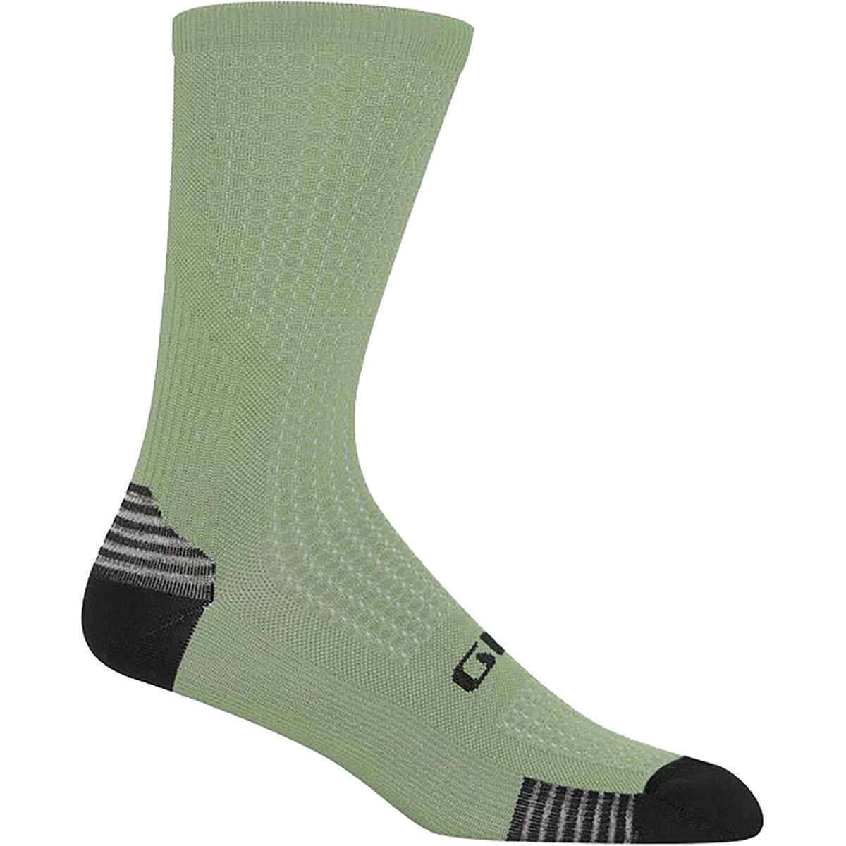 Giro HRC +Grip Bike Sock Grey Green, S