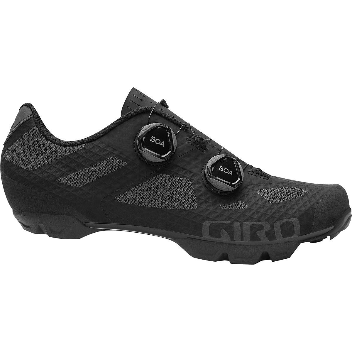 Giro Sector Cycling Shoe - Men's Black/Dark Shadow, 42.0
