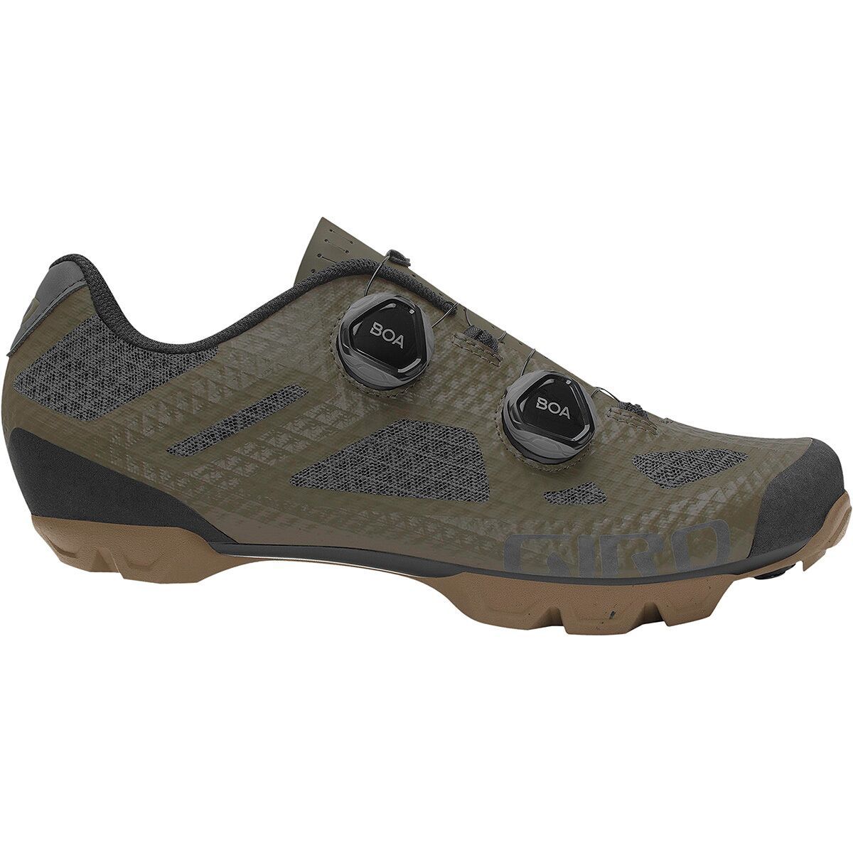 Giro Sector Cycling Shoe - Men's Olive/Gum, 48.0