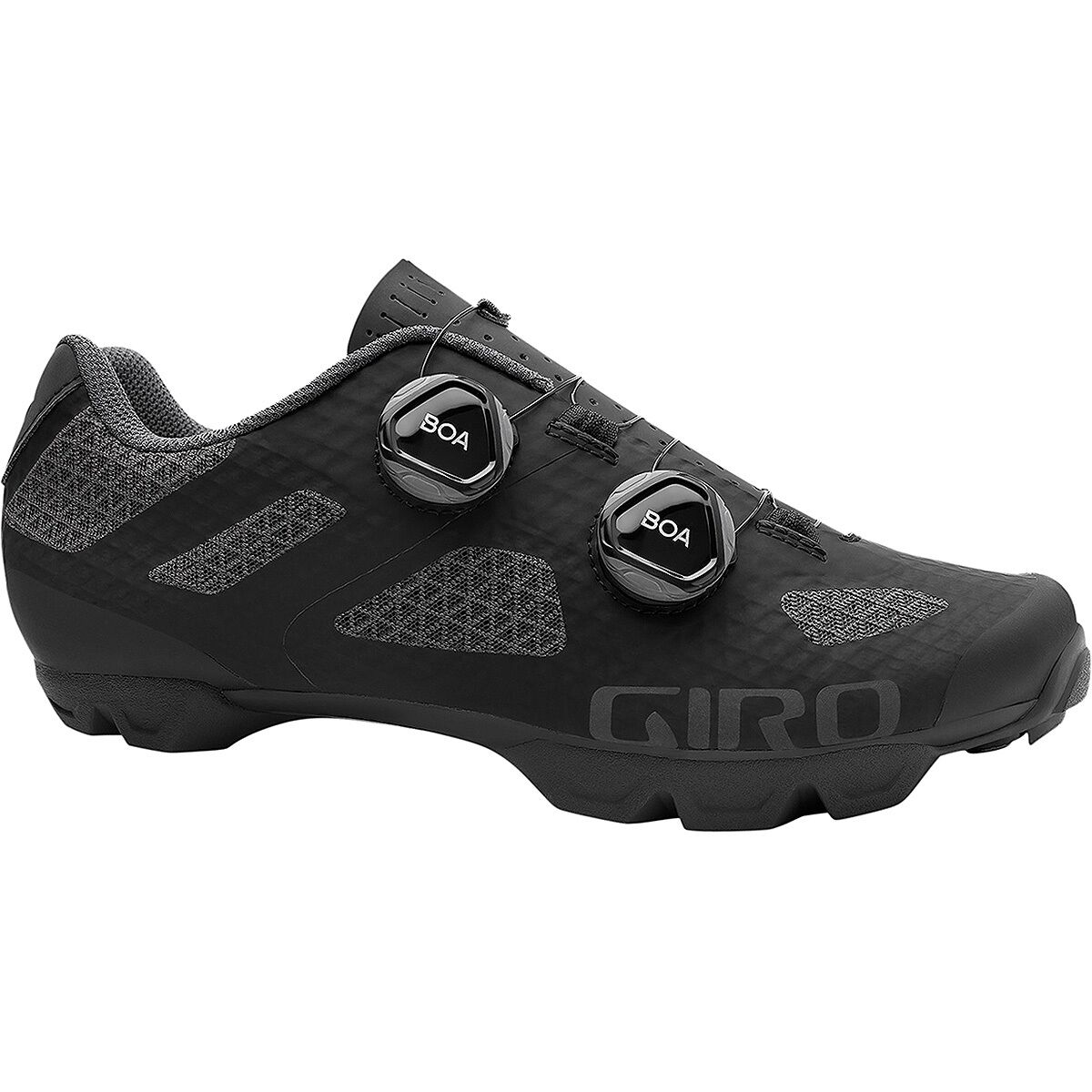 Image of Giro Sector Mountain Bike Shoe - Women's Black/Dark Shadow, 40.5