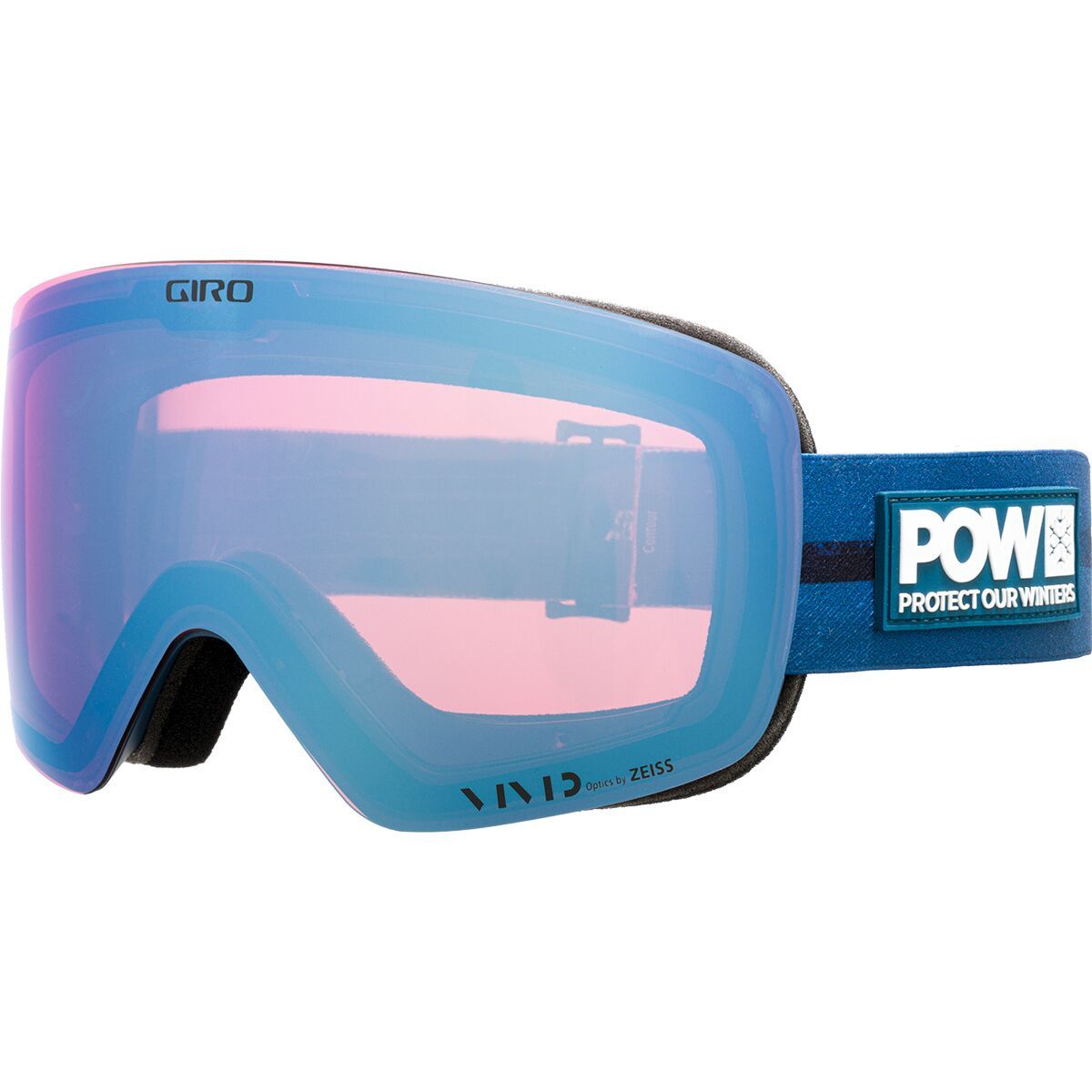 Giro Contour Goggles Blue Pow/Vivid Royal/Vivid Infrared, One Size