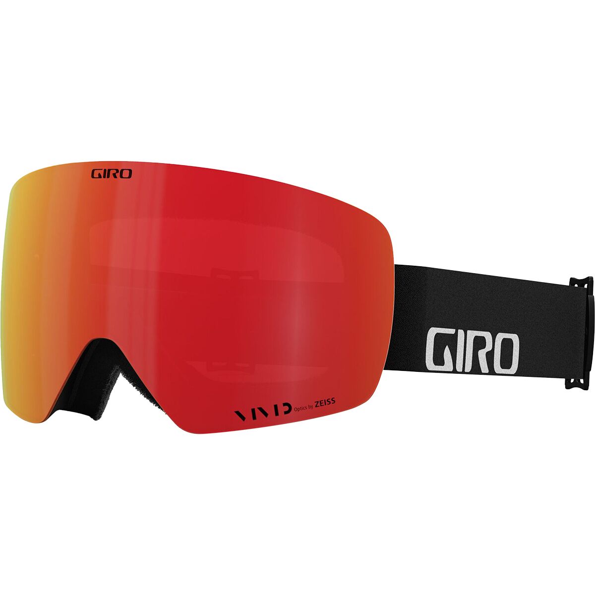 Image of Giro Contour Goggles Black Wordmark/Vivid Ember, One Size