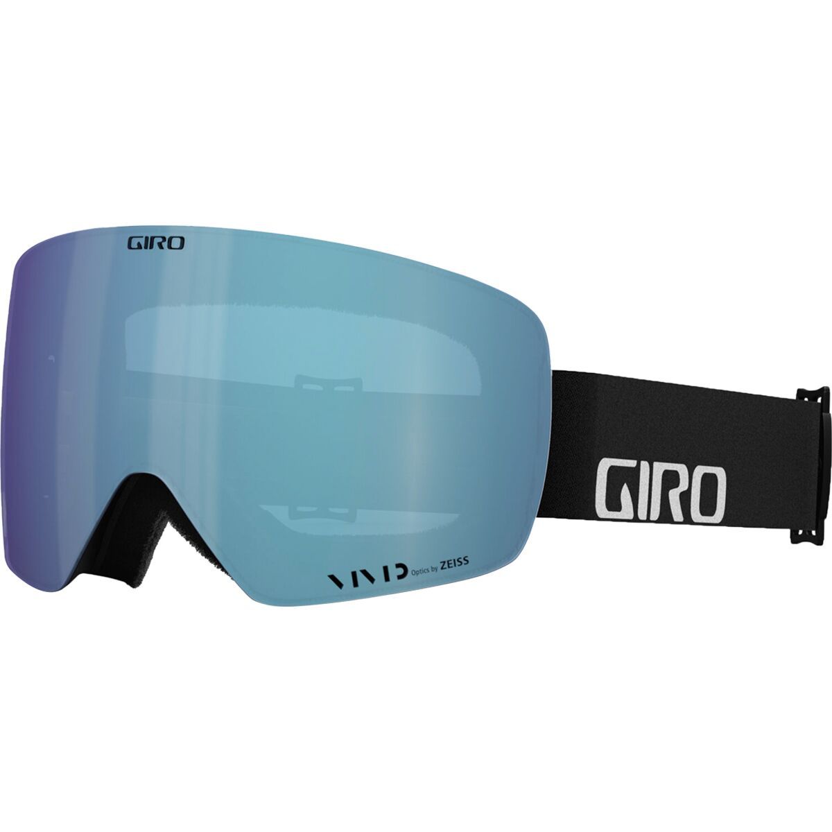 Giro Contour Goggles Black Wordmark/Vivid Royal, One Size
