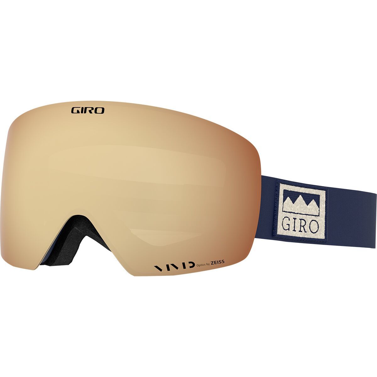 Giro Contour Goggles Midnight Alps/Vivid Copper, One Size