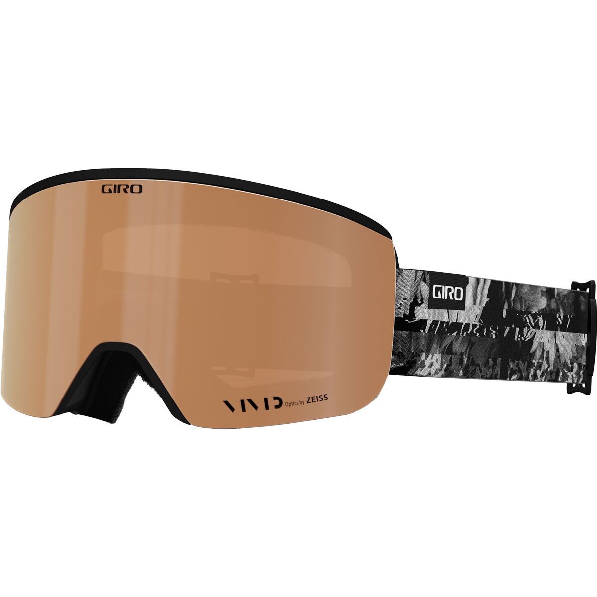Image of Giro Ella Goggles - Women's Black White Data Mosh/Vivid Copper, One Size