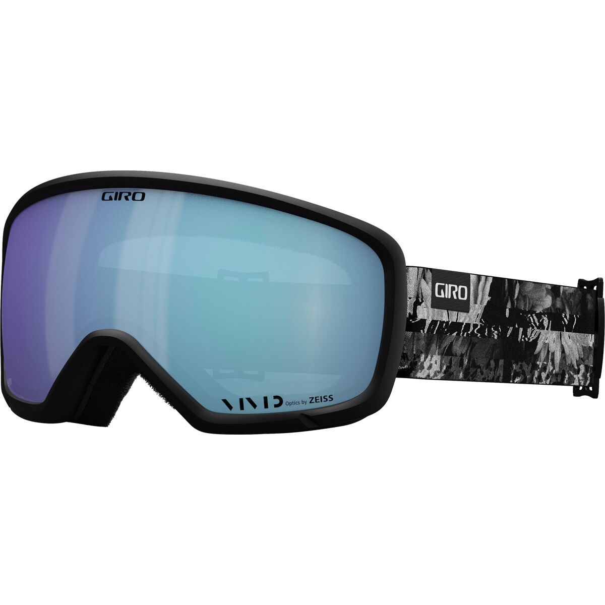 Image of Giro Millie Goggles - Women's Black White Data Mosh/Vivid Royal, One Size