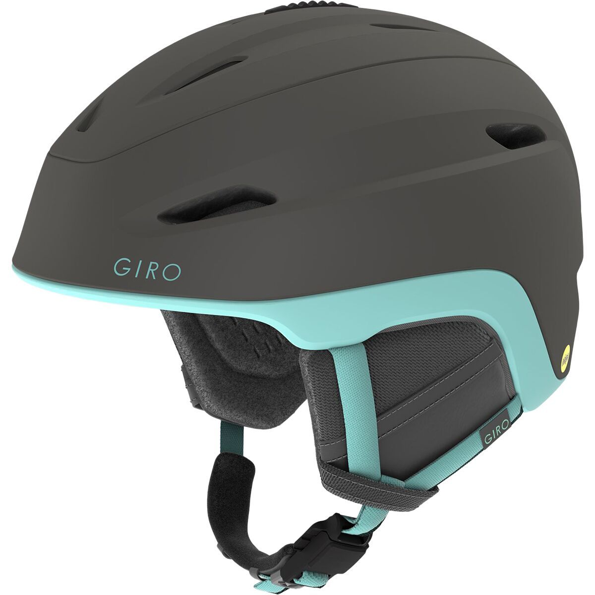 Giro Strata Mips Helmet - Women's Metallic Coal/Cool Breeze, S