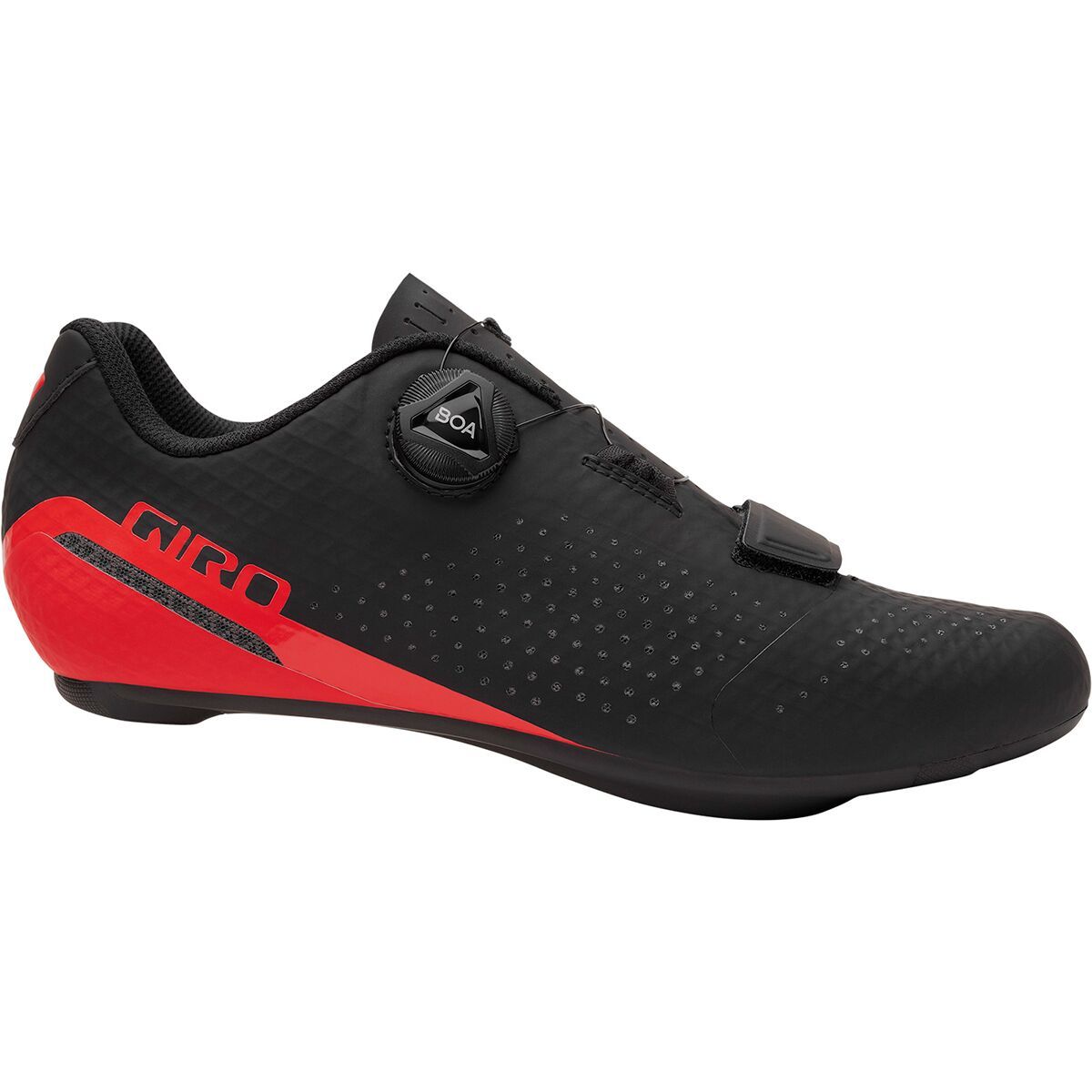 Giro Cadet Cycling Shoe - Men's Black/Bright Red, 42.0