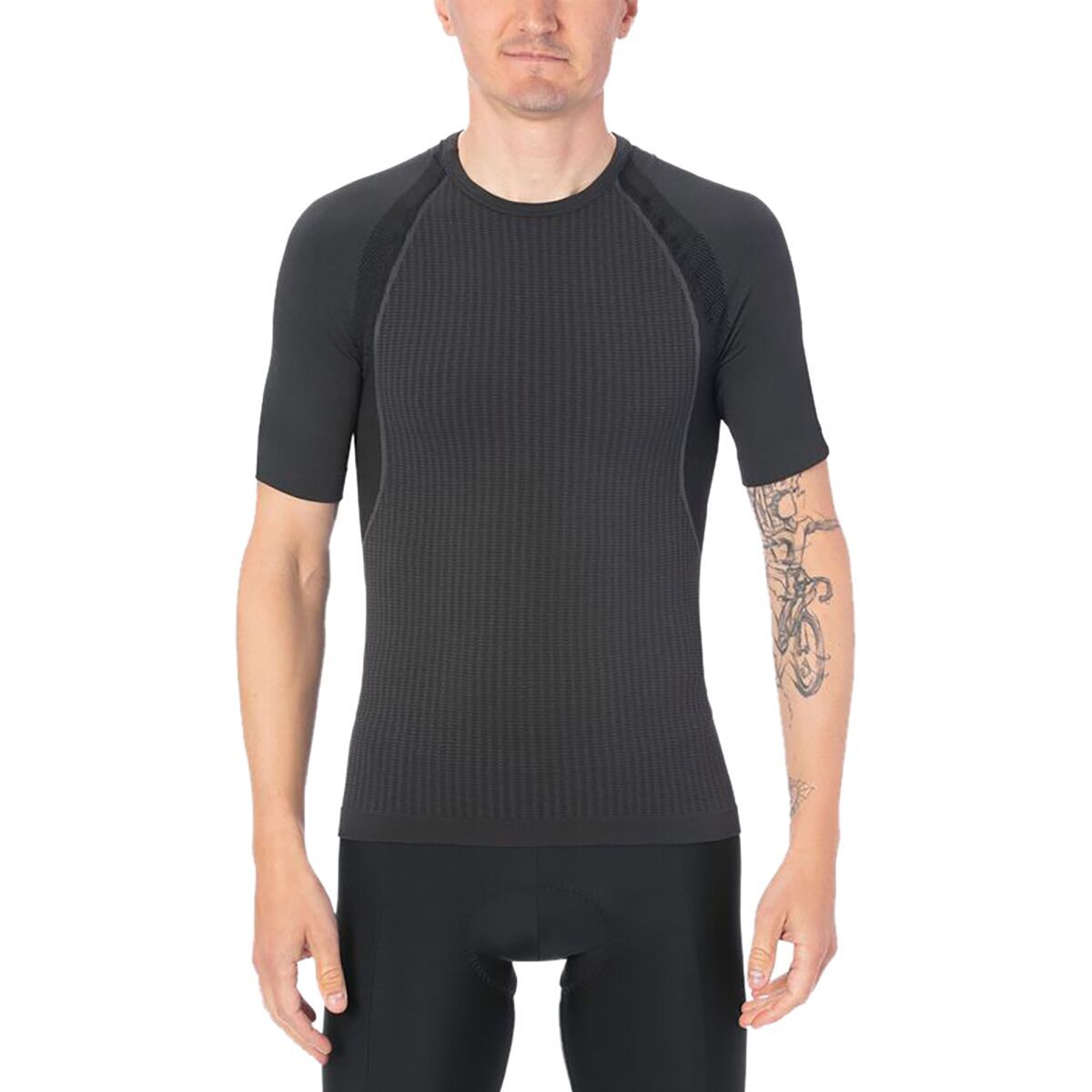 Giro Chrono Short-Sleeve Base Layer - Men's Charcoal, M/L