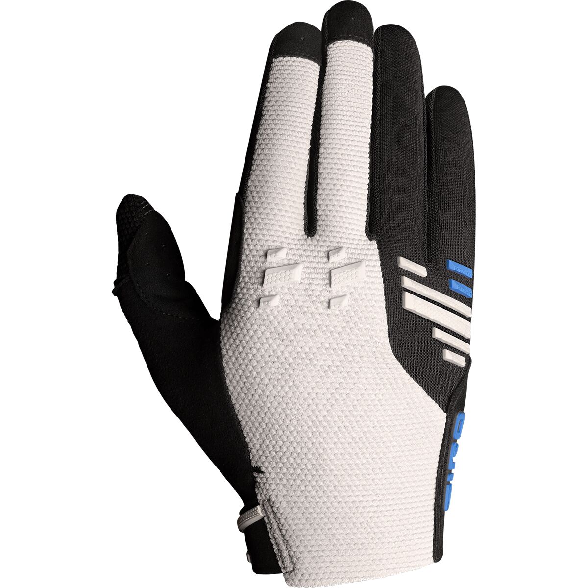 Image of Giro Havoc Glove - Men's Light Sharkskin/Ano Blue, L
