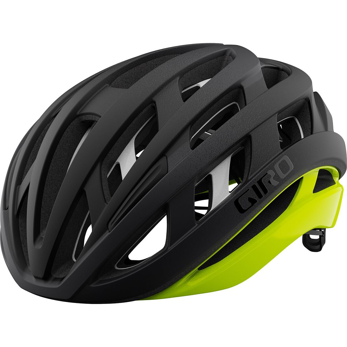 Giro Helios Spherical Mips Helmet Matte Black Fade/Highlight Yellow, S