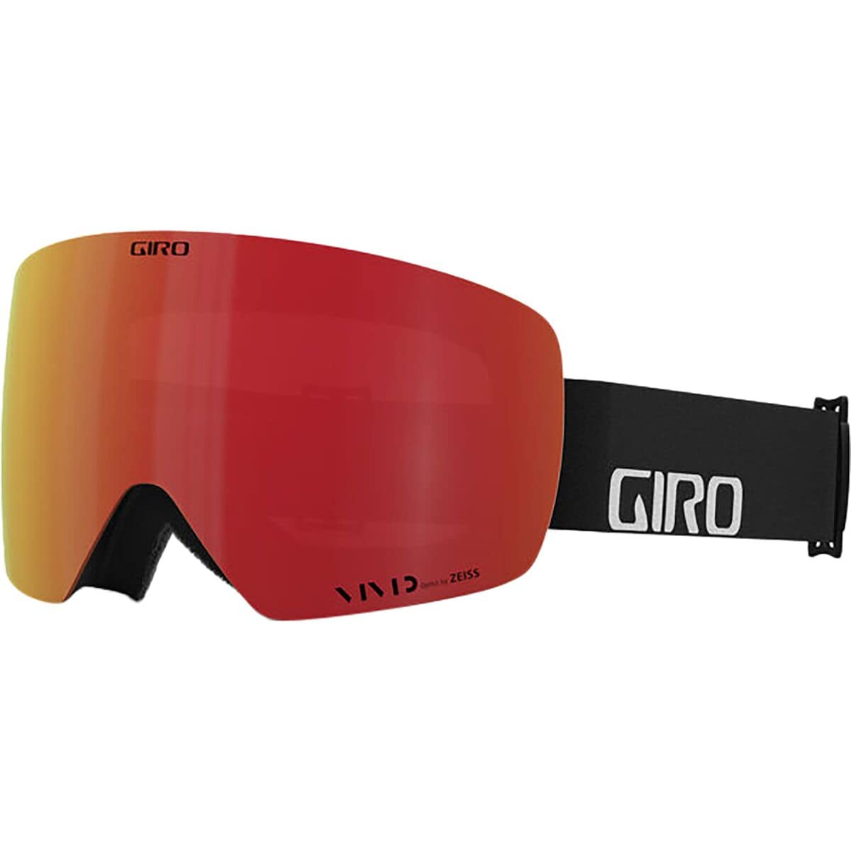 Image of Giro Contour RS Goggles Black Wordmark/Vivid Ember, One Size