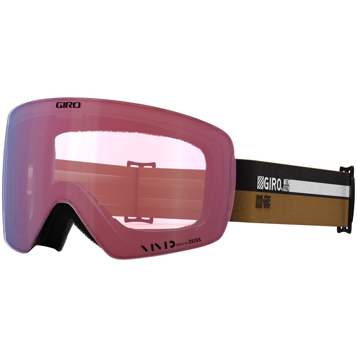 Giro Contour RS Goggles Camp Tan Cassette/Vivid Smoke, One Size
