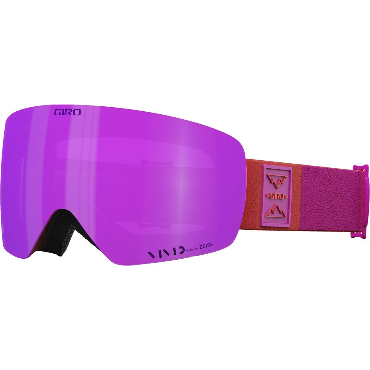 Giro Contour RS Goggles Pink Topo/Vivid Pink/Vivid Infrared, One Size