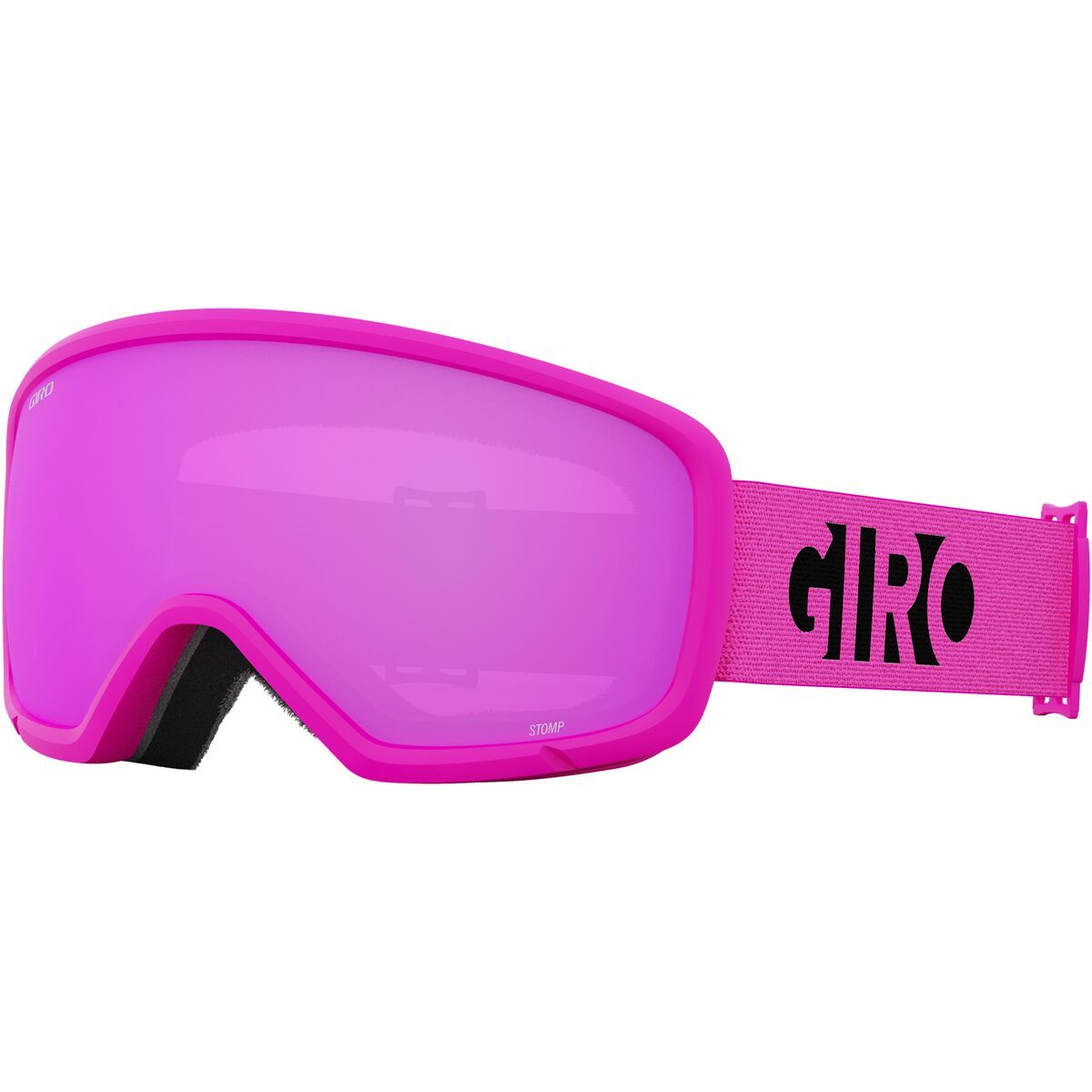 Image of Giro Stomp Goggles - Kids' Pink Black Blocks/Amber Pink, One Size