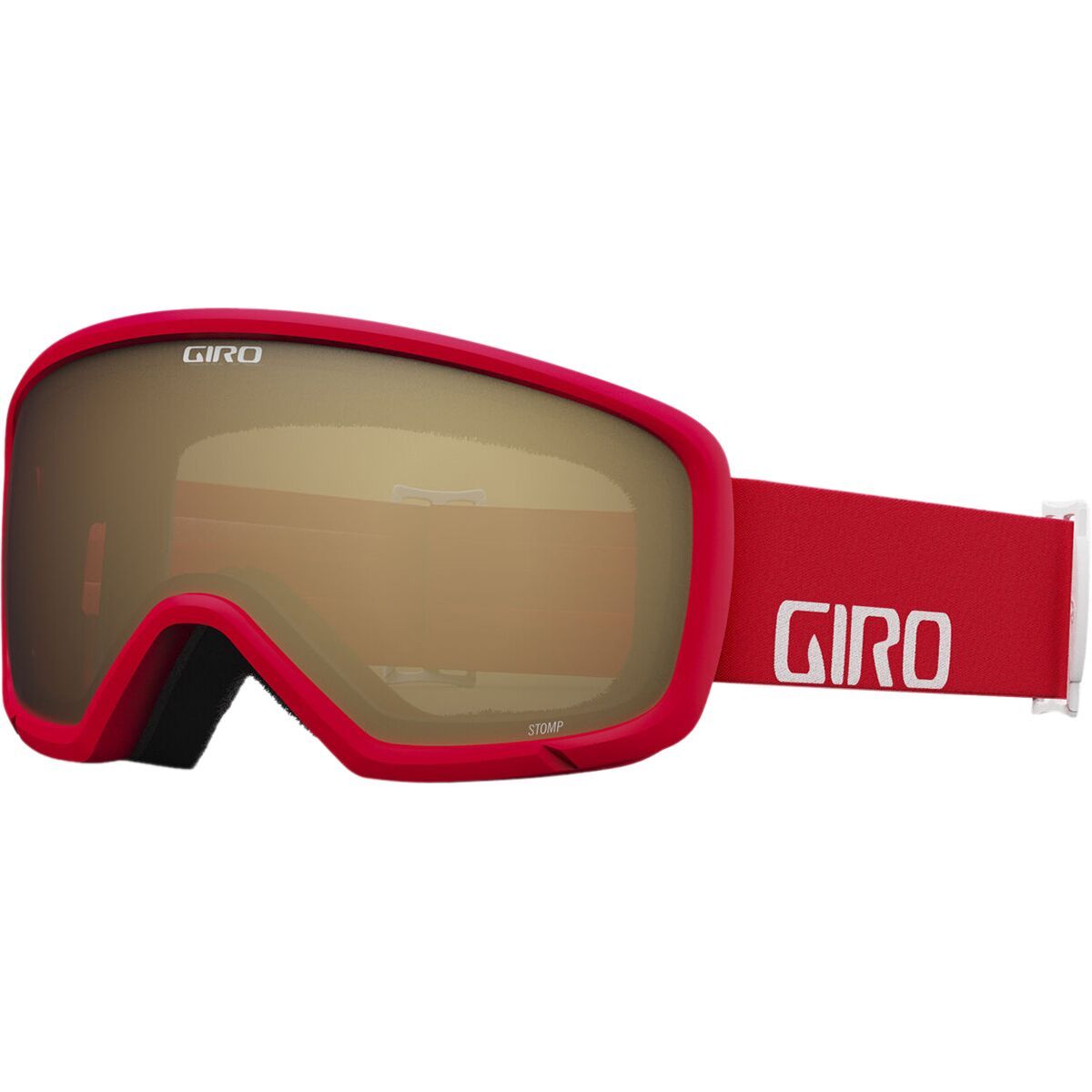 Giro Stomp Goggles - Kids' Red/White Wordmark/Amber Rose, One Size