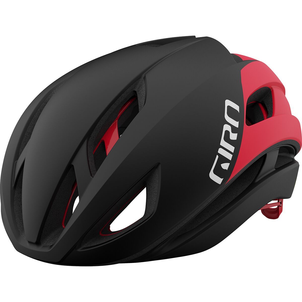 Image of Giro Eclipse Spherical Helmet Matte Black/White/Bright Red, S