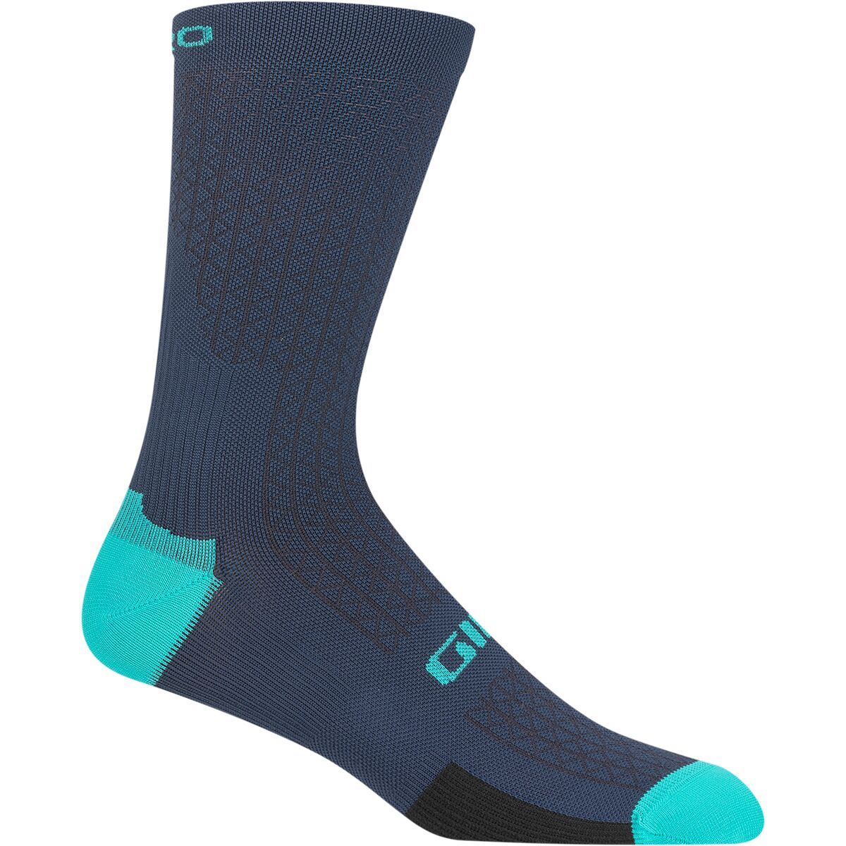Image of Giro HRC Team Sock Phantom Blue/Screaming Teal, XL