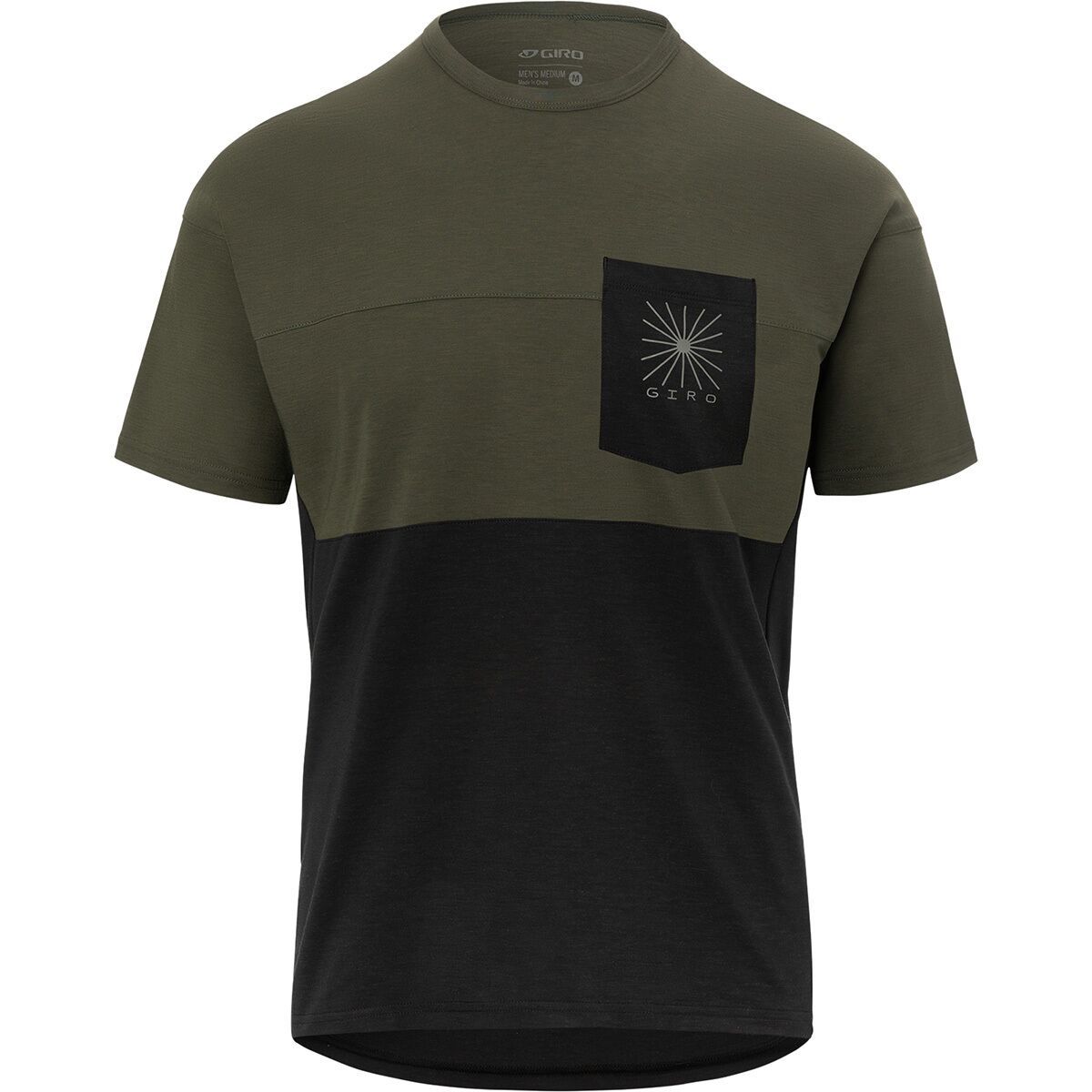 Image of Giro Ride Jersey - Men's Trail Green/Black, M