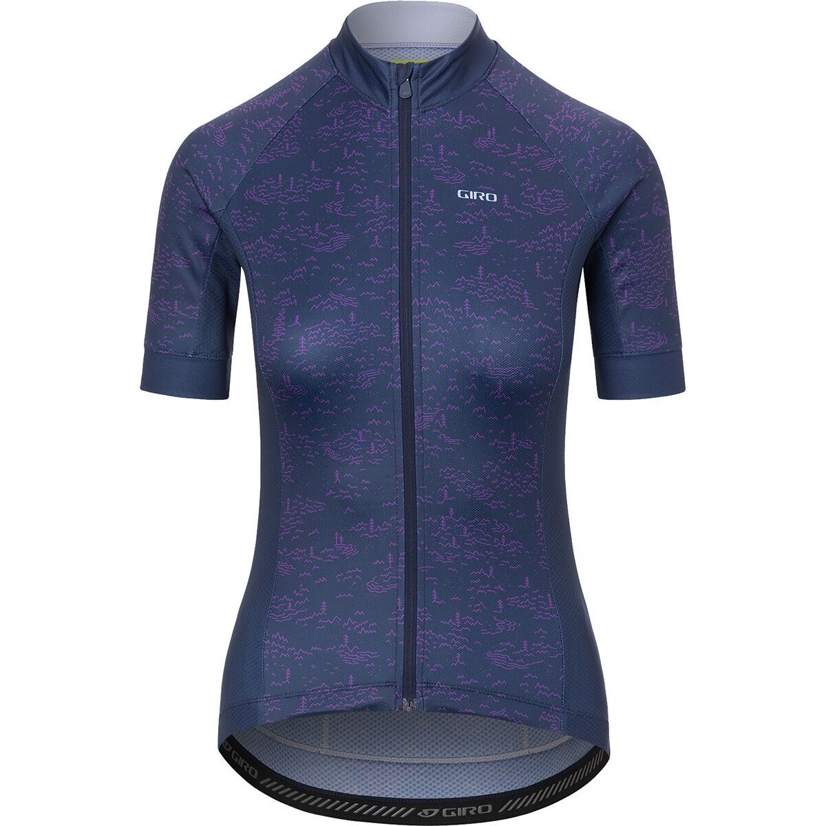 Giro Chrono Sport Jersey - Women's Midnight Blue Scree, M