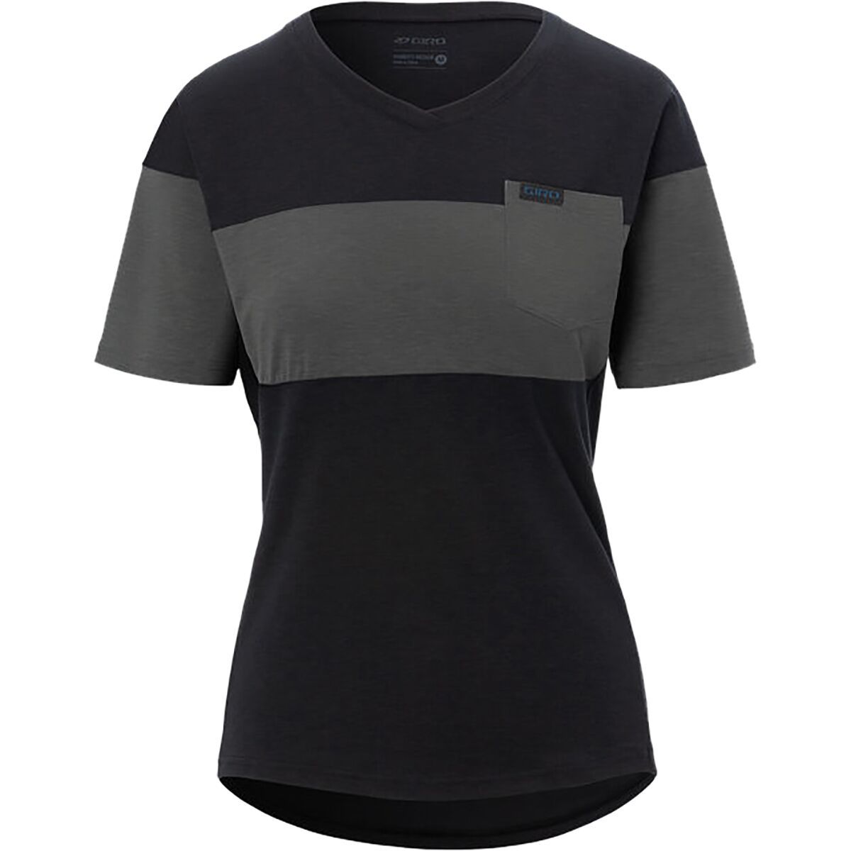 Image of Giro Ride Jersey - Women's Black/Charcoal, M