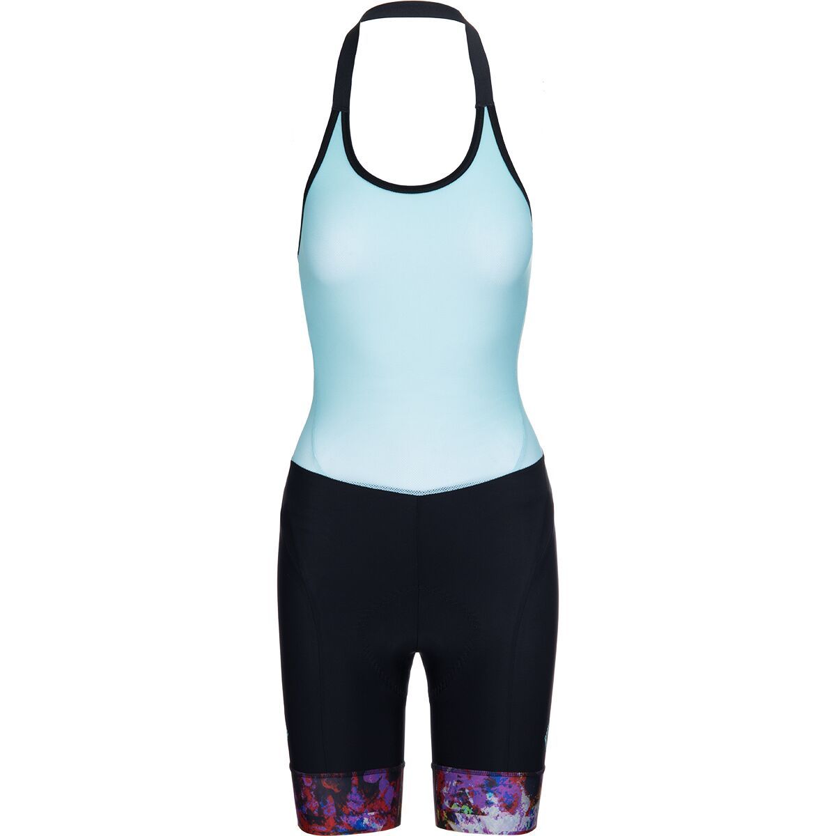 Giro Chrono Elite Halter Bib Short - Women's Black Data Mosh, M