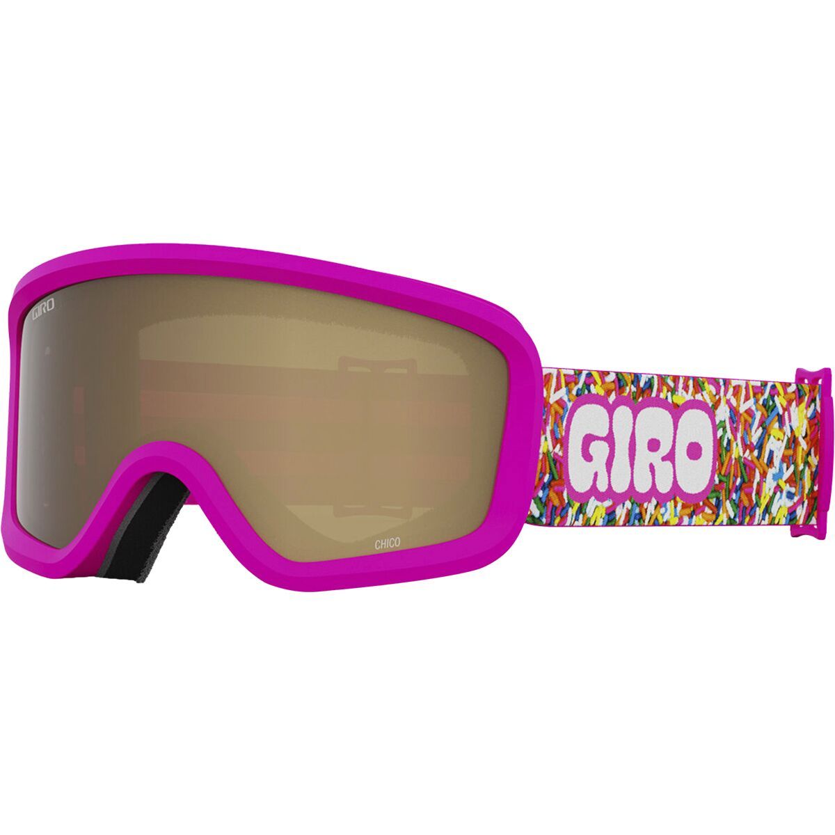 Giro Chico 2.0 Snow Goggles - Kids' Amber Rose Lens/Pink Sprinkles, One Size